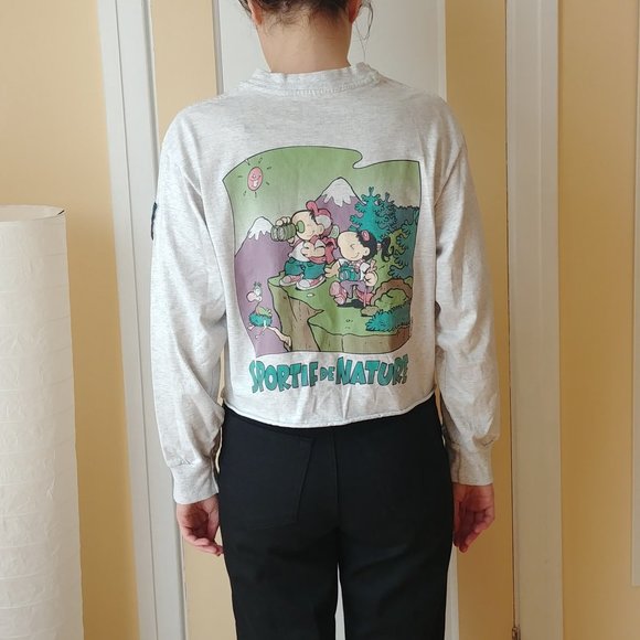 long sleeve crop top - Picture 3 of 4